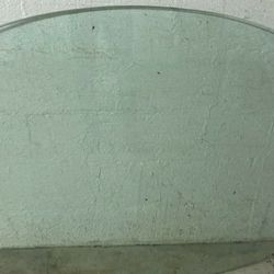 GLASS TOP for TABLE, 6ft x 4ft x 5/8" thick OVAL, 72"x48"x5/8th"  Great DEAL!
