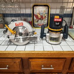 Ryobi Circular Saw And Router 