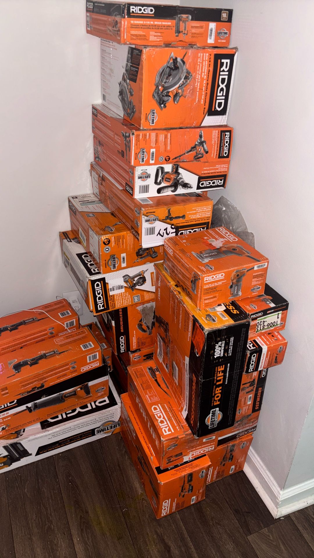 RIDGID TOOLS NEW AND USED(different prices)