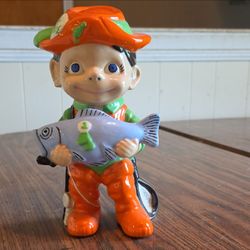 Fisherman figurine