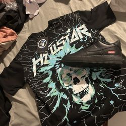 Hell Star Black T Shirt Size Small 