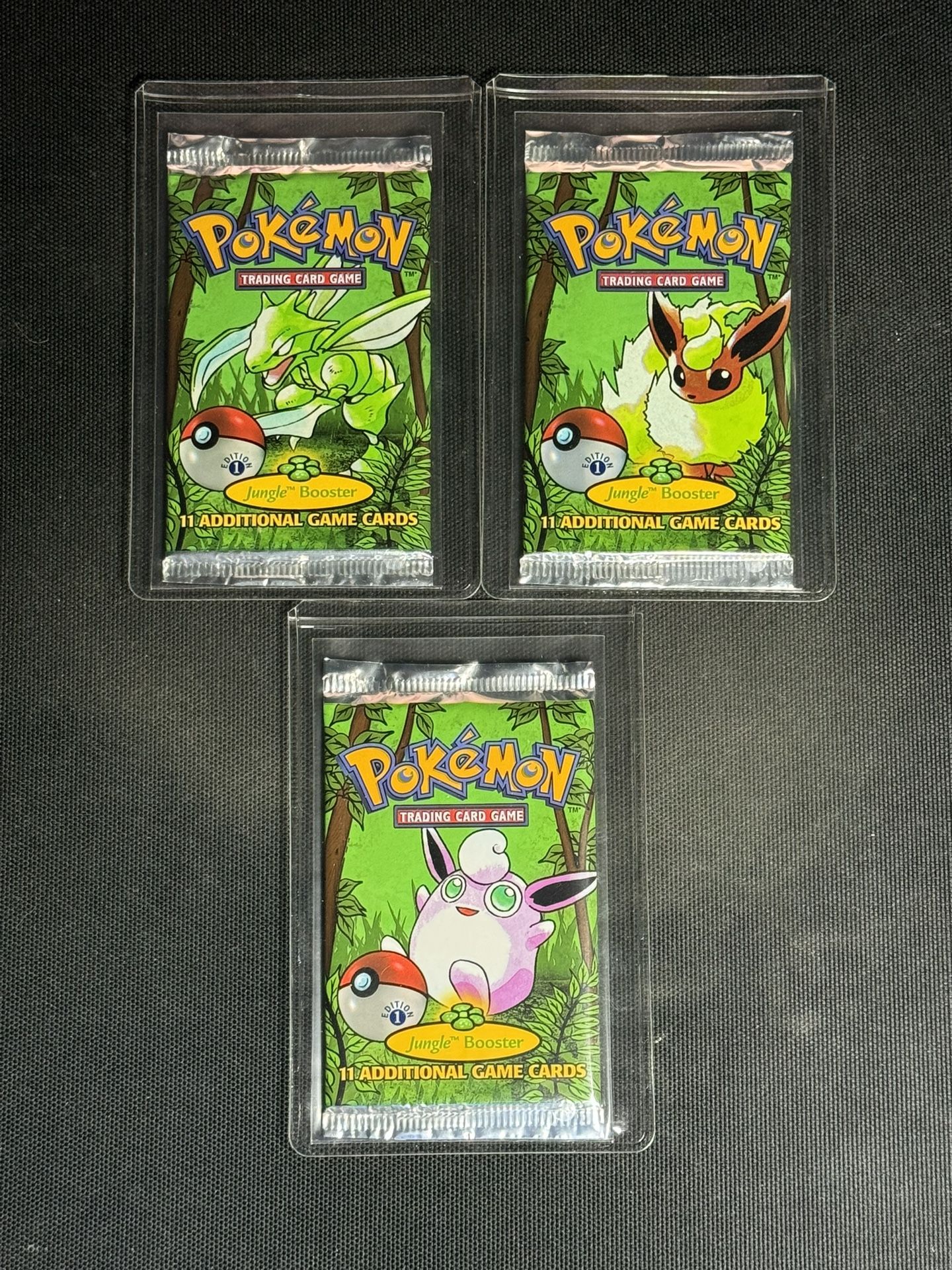 SEALED 1st Edition Jungle Booster Pack Art Set WOTC Pokémon TCG - HEAVY???