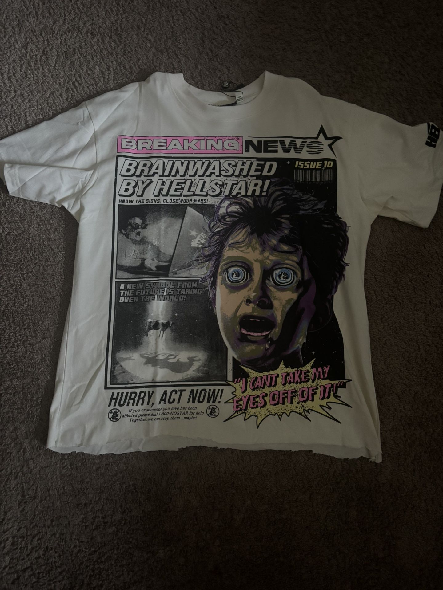 Cropped Hellstar Tee (BEST OFFER TAKES)