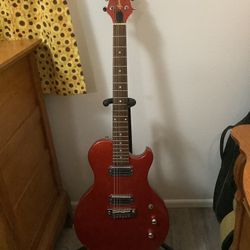 Brownsville 'Thug' Red Sparkle Electric Guitar 