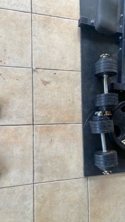Adjustable dumbbells