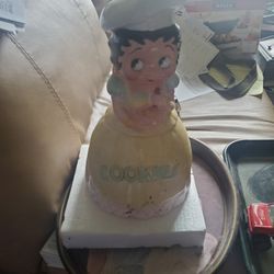 Betty Boop Ceramic Cookie Jar 1990's