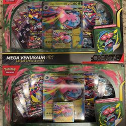 Pokemon TCG Mega Venusaur ex Premium Collection Box. Lot Of 2. Sealed. Brand New