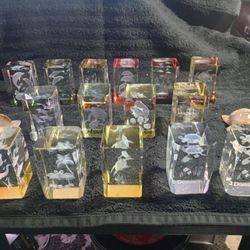 Acrylic Paper Weights With 3D Etchings With SeaLife Themes