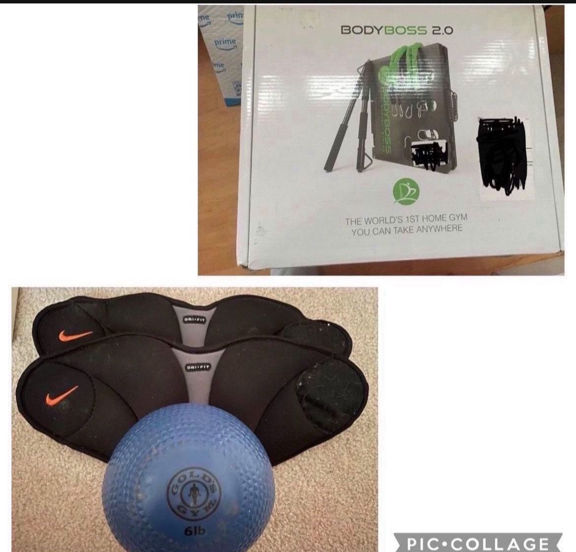 Fitness Equipment - Body Boss 2.0 Home Gym & Weights - Sold Separately