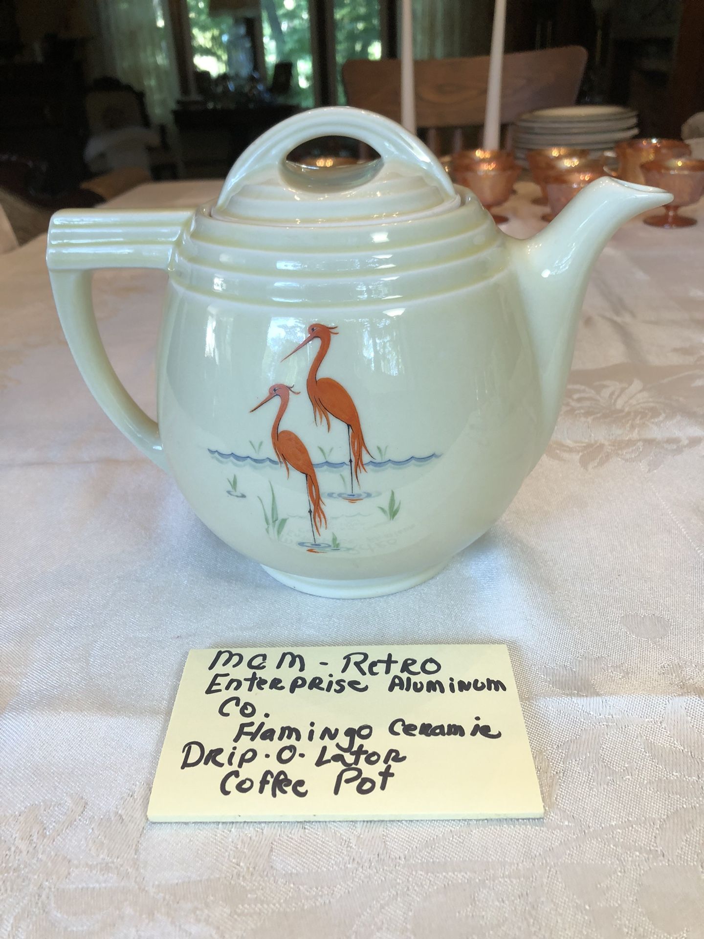 Reduced MCM Flamingo Coffee Pot Cash/Venmo In White Bear Lake Home Onl