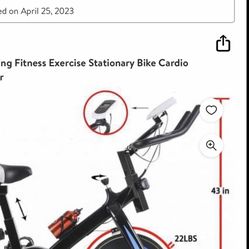 Cycling Fitness Exercise Bike