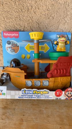 FISHER-PRICE LITTLE PEOPLE BOWSERS AIR SHIP