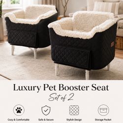 Luxury Sherpa Pet Booster Seat / Dog Bed – Like New