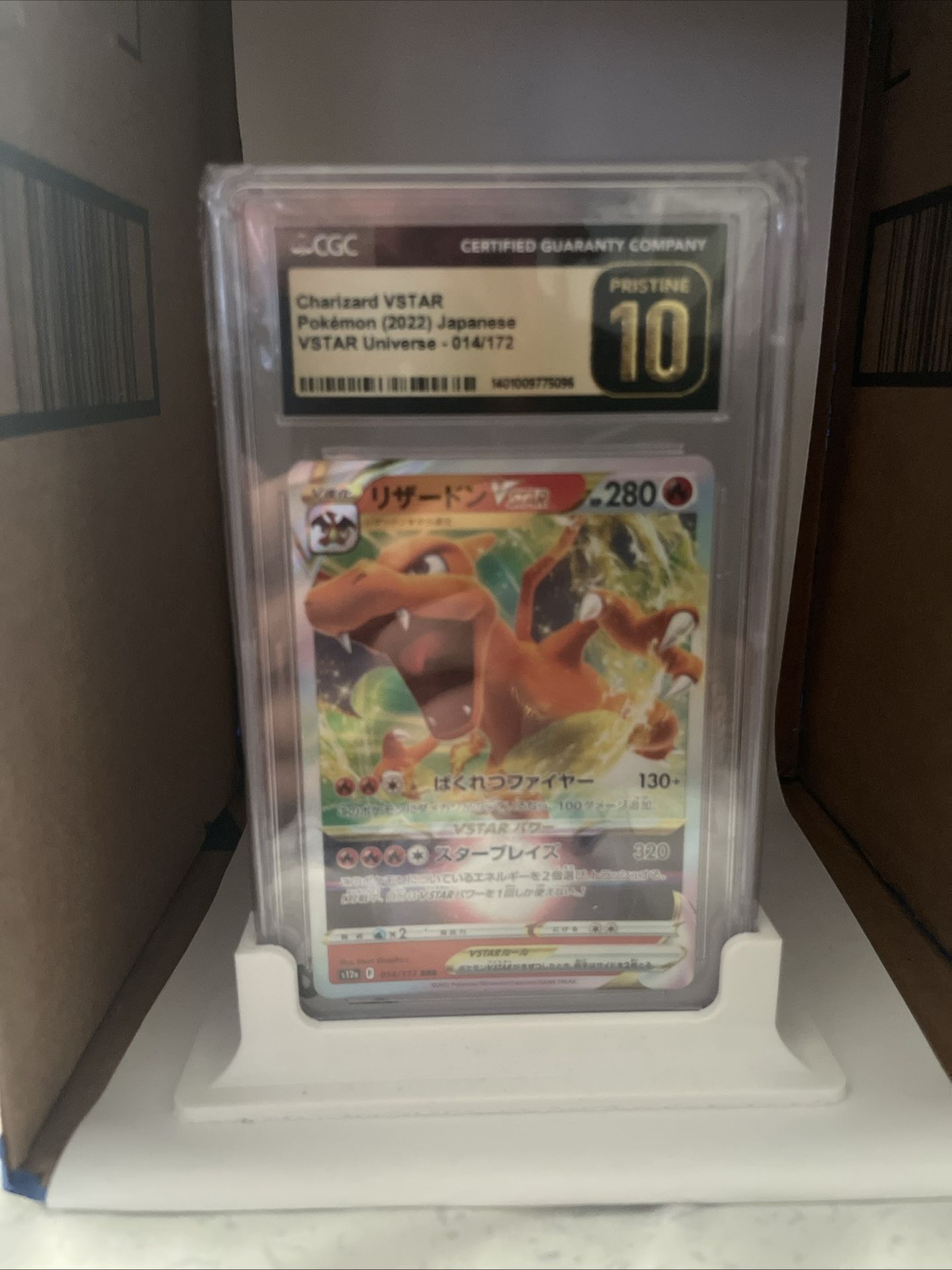 Chardizard VSTAR 2022 Japanese Star Birth 015/100 Pokemon TCG CGC Pristine 10