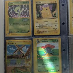 ASSORTMENT OF POKEMON CARDS IN PERFECT SHAPE