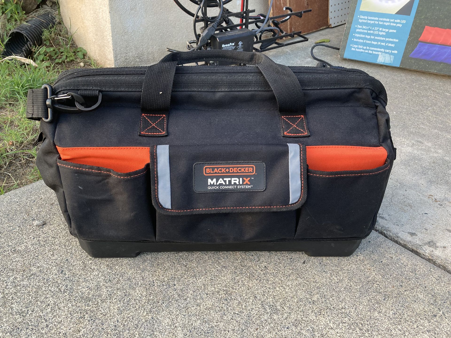 Clean Used BLACK & DECKER MATRIX TOOL ORGANIZER/BAG