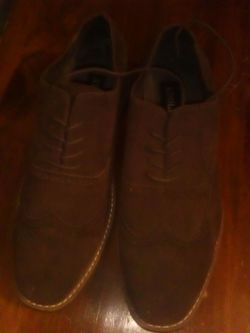 Adolfo Suede Lace-Up Oxford Shoes
