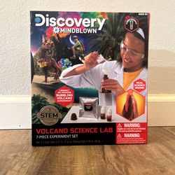 New Unopened Discovery Volcano Science Set