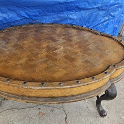 Classical Oak Brown Coffee Table
