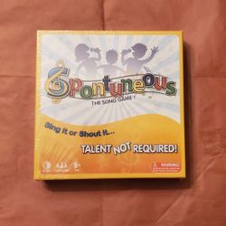 Spontuneous - The Song Game; Board Game, Brand New, Sealed 