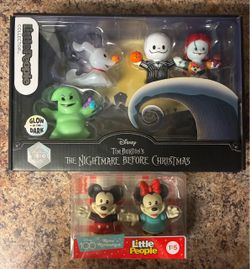 Little People Collector Nightmare Before Christmas & Mickey Set