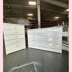 Dresser set / Five and Eight drawers dresser