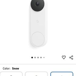 Open box Google Nest wired doorbell