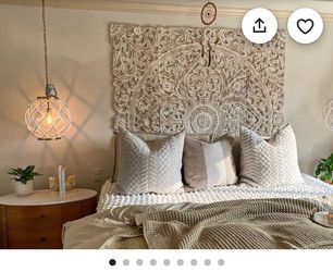 Balinese Solid Wood headboard
