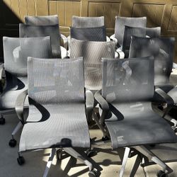 11x Herman Miller Setu Office Chairs: $1200 For All. Work Perfectly. Will not Separate. Best deal you'll find!