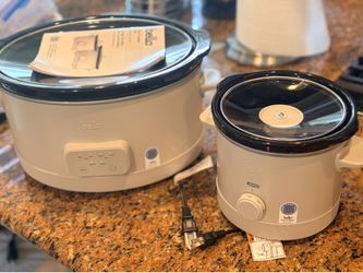 Bella 2-Piece Slow Cooker Set (6-Quart & 2-Quart)
