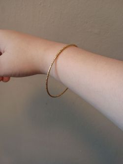 Golden bracelet$2