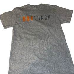 BoxLunch Box Logo T-shirt Men’s Size Medium On A Delta Pro Weight Blank