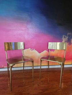 CB2 2x ORO CHAIRS