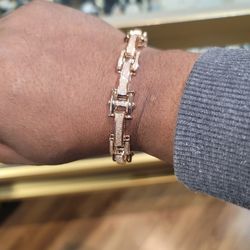 1ct Diamond Bracelet 10k Gold