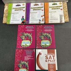 Math Books School Educational Teachers Edition SAT
