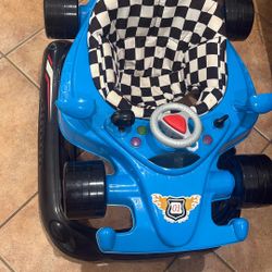 Baby Walker, Blue Race Car
