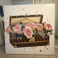 LV Wall Canvas Art