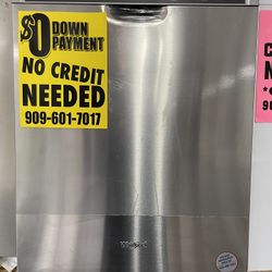 WHIRLPOOL STAINLESS STEEL DISHWASHERS 