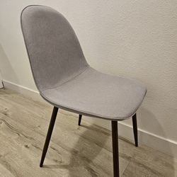 Dinning Chairs Light Grey 