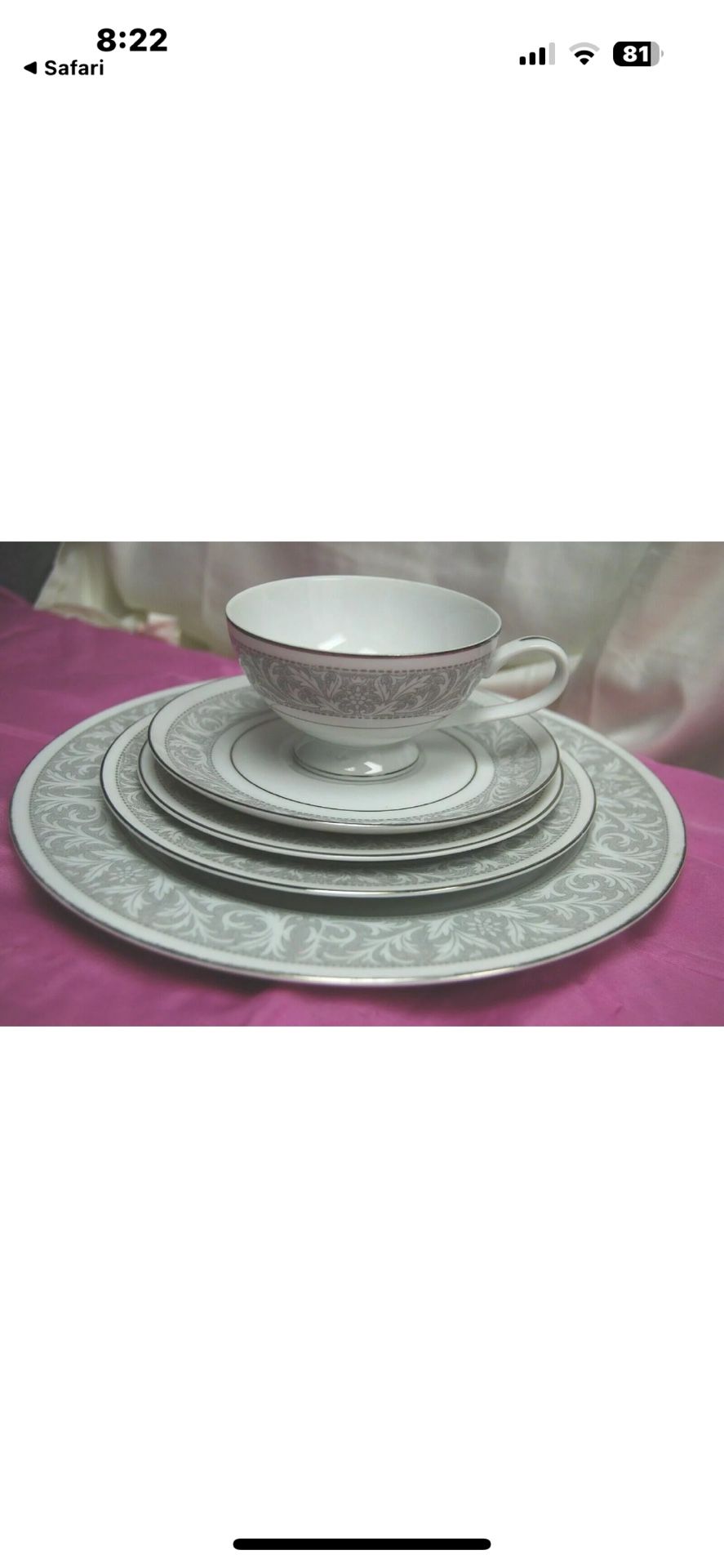 Imperial Fine China Set- Made in Japan