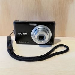 Sony Cyber-Shot DSC-W180 10.1MP Digital Camera Tested Good w/Char-Batt-SDCard!!