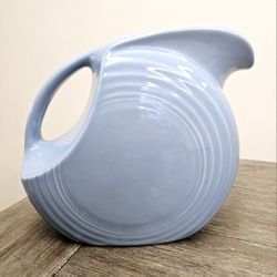 Vintage Fiestaware Fiesta Periwinkle Powder Blue Art Deco Style Pitcher