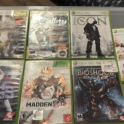 Lot of 8 Xbox 360 Games