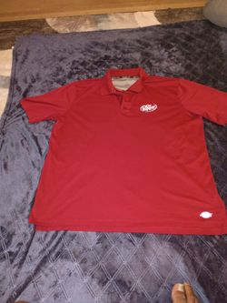 Dr Pepper Logo Red Polo Shirt