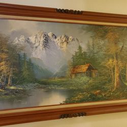 Mountain Scenary Painting 