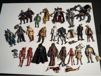 Star Wars figures - modern lot of 25