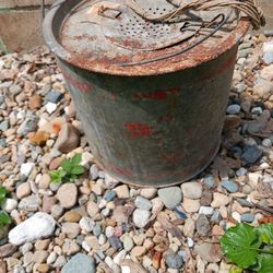 Vintage Old Pal Floating Minnow Bucket 