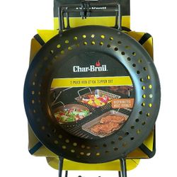 Char-Broil 3-piece Non-Stick Topper Set for grilling and BBQ