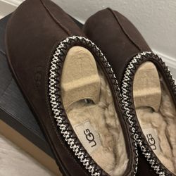 AUTHENTIC UGG Men's Tasman Distressed Slippers, Brown Size USA 10, Brand New
