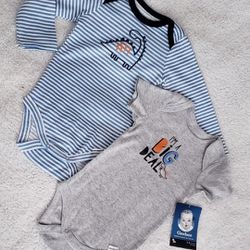 ✅ Baby Boy 2pc Gerber Onesies• Size 3-6m• New Condition• $8firm